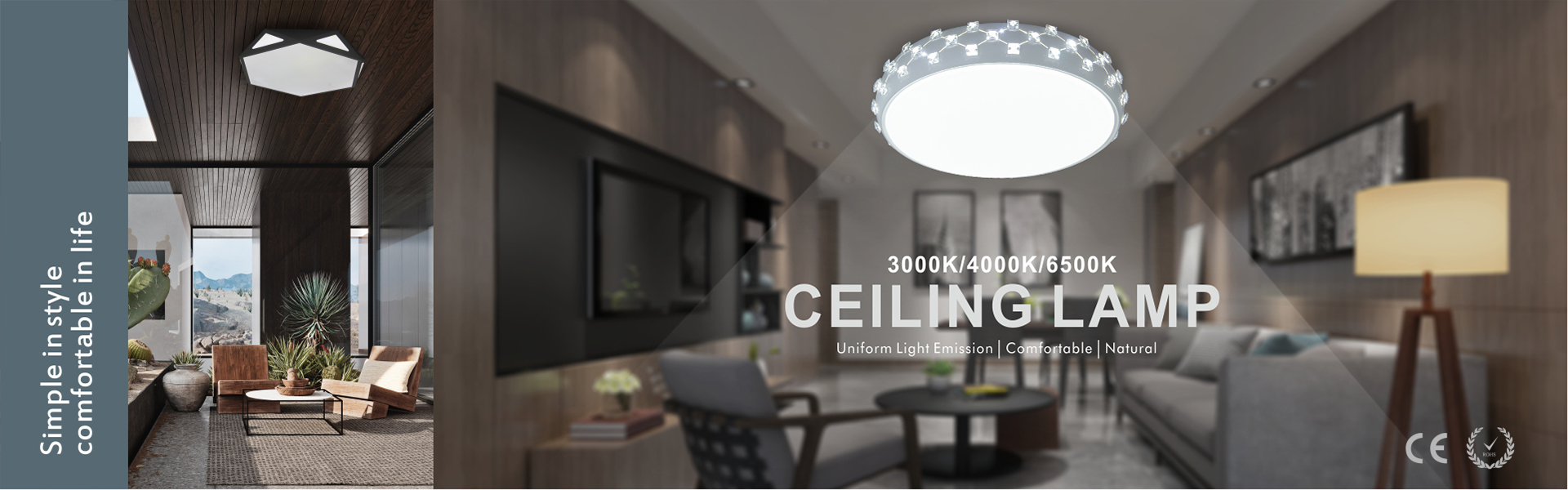 lampada da soffitto a led, lampada da interno, lampada da soffitto intelligente,GUANGDONG LESSO LIGHTING CO .，LTD